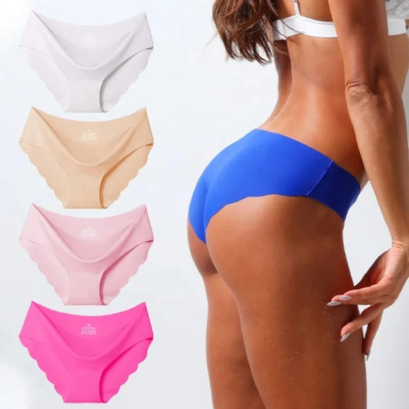 2023 women seamless underwear sexy panty Solid sexy girls ladies women's panties Seamless underwear
