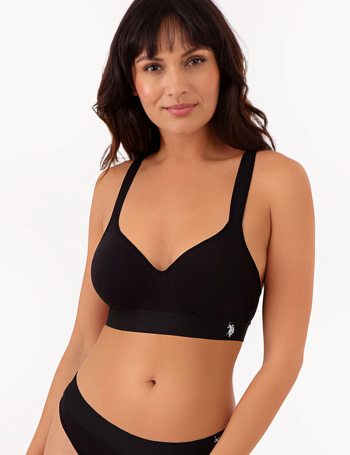 3PK MOLDED CUP RACER BACK BRAS WITH ADJUSTABLE STRAPS