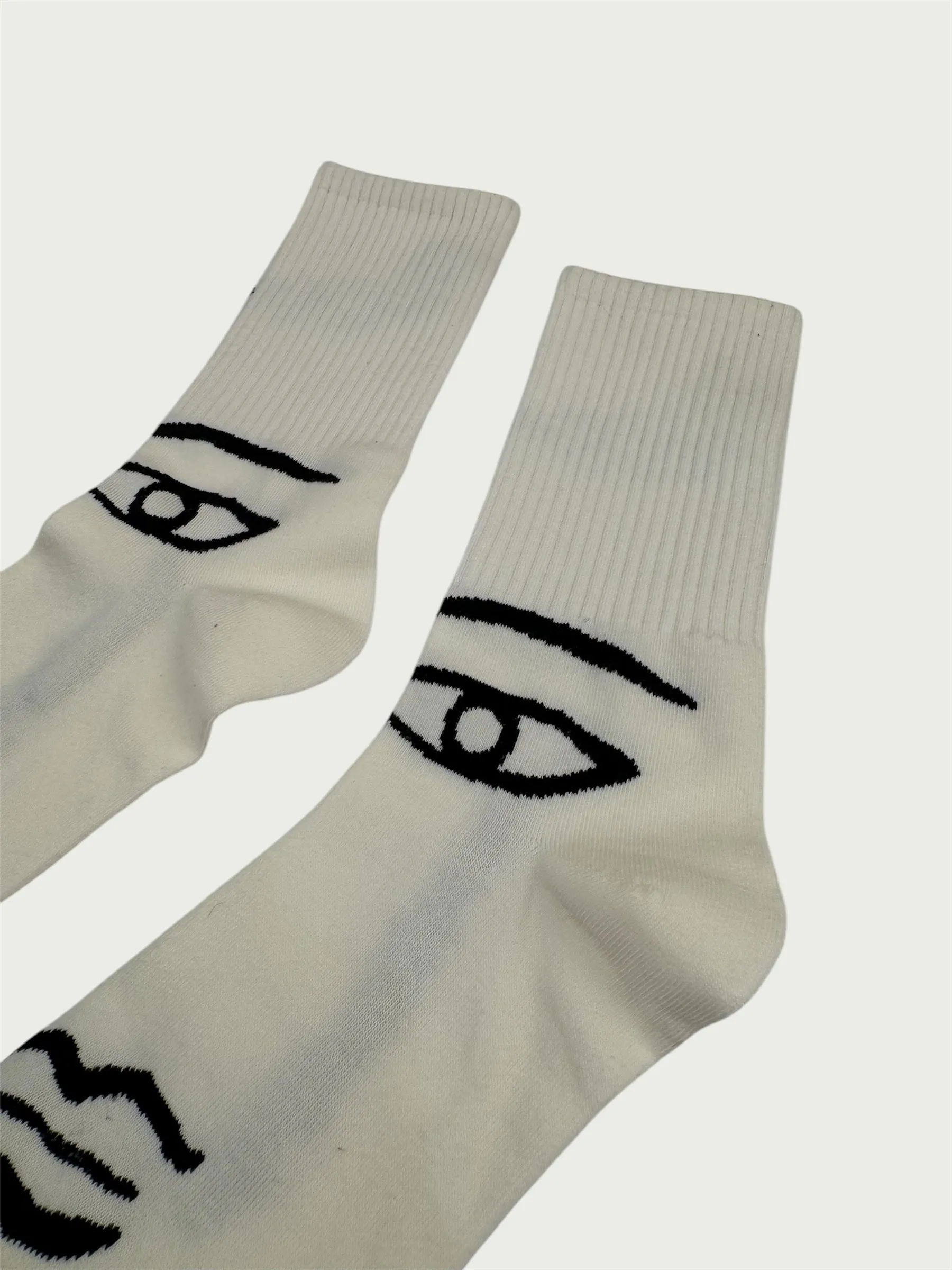 Abstract Portrait Sock - Eyes