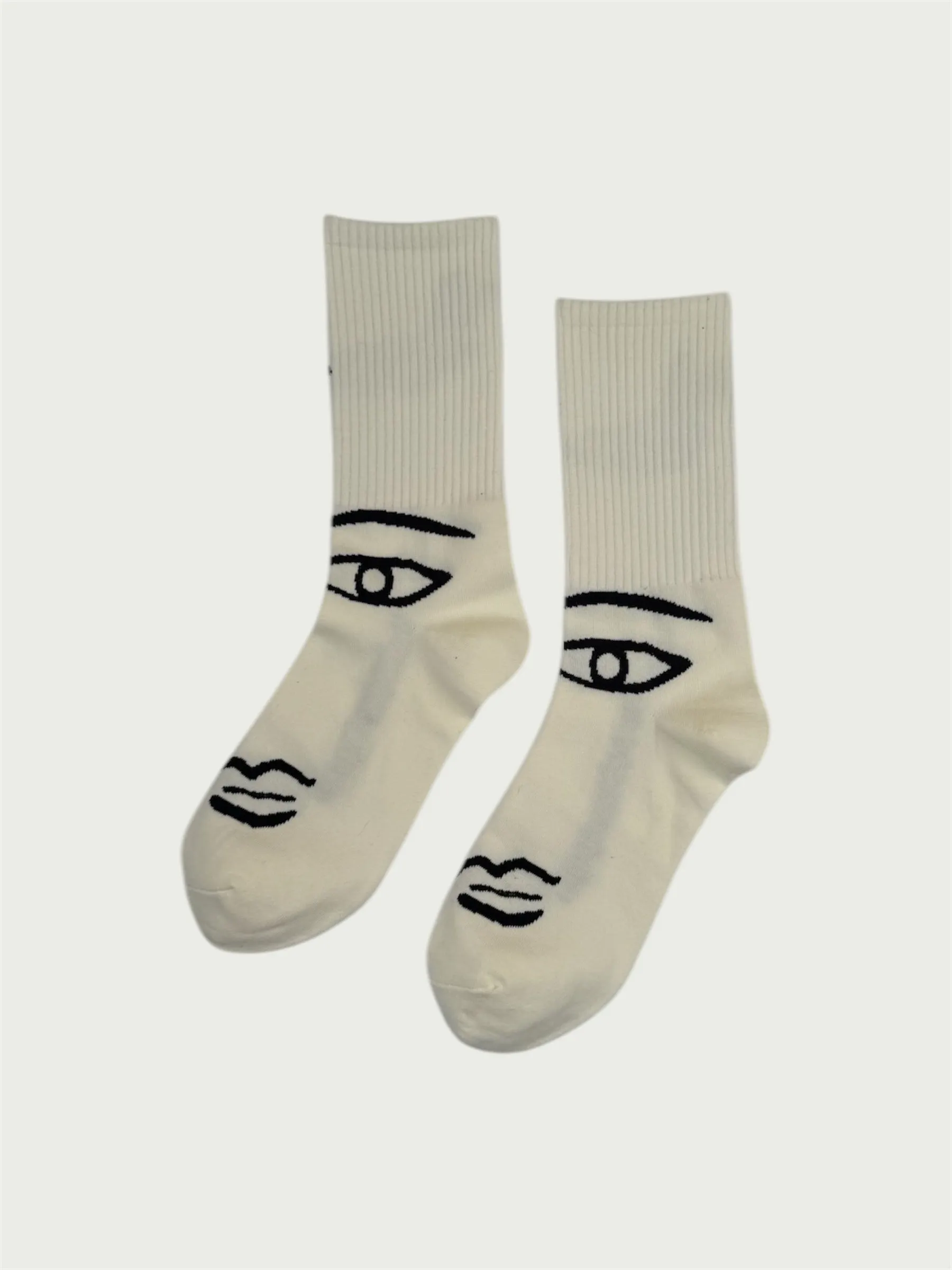 Abstract Portrait Sock - Eyes