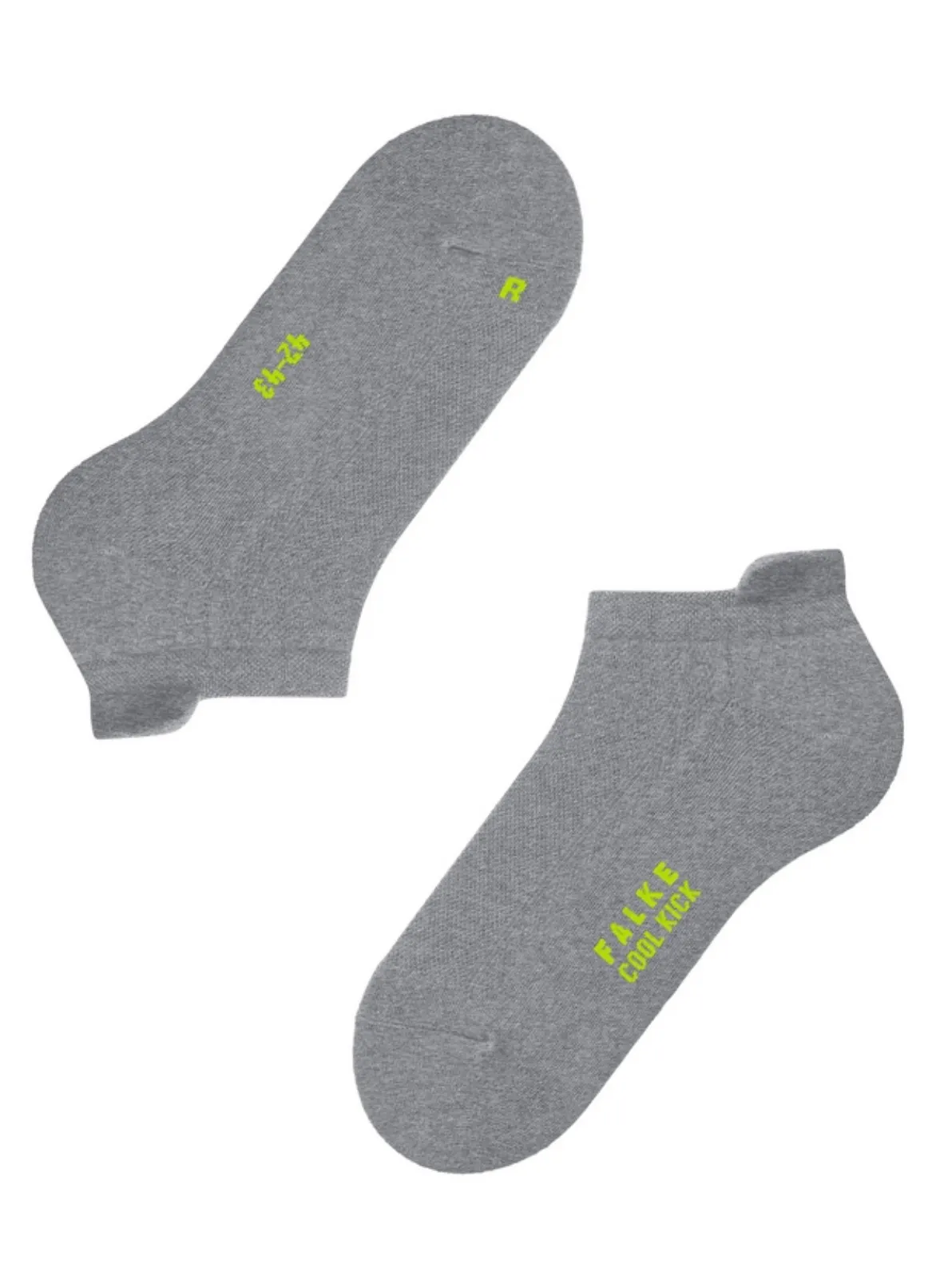 Cool Kick Unisex Sneaker Sock in Light Grey
