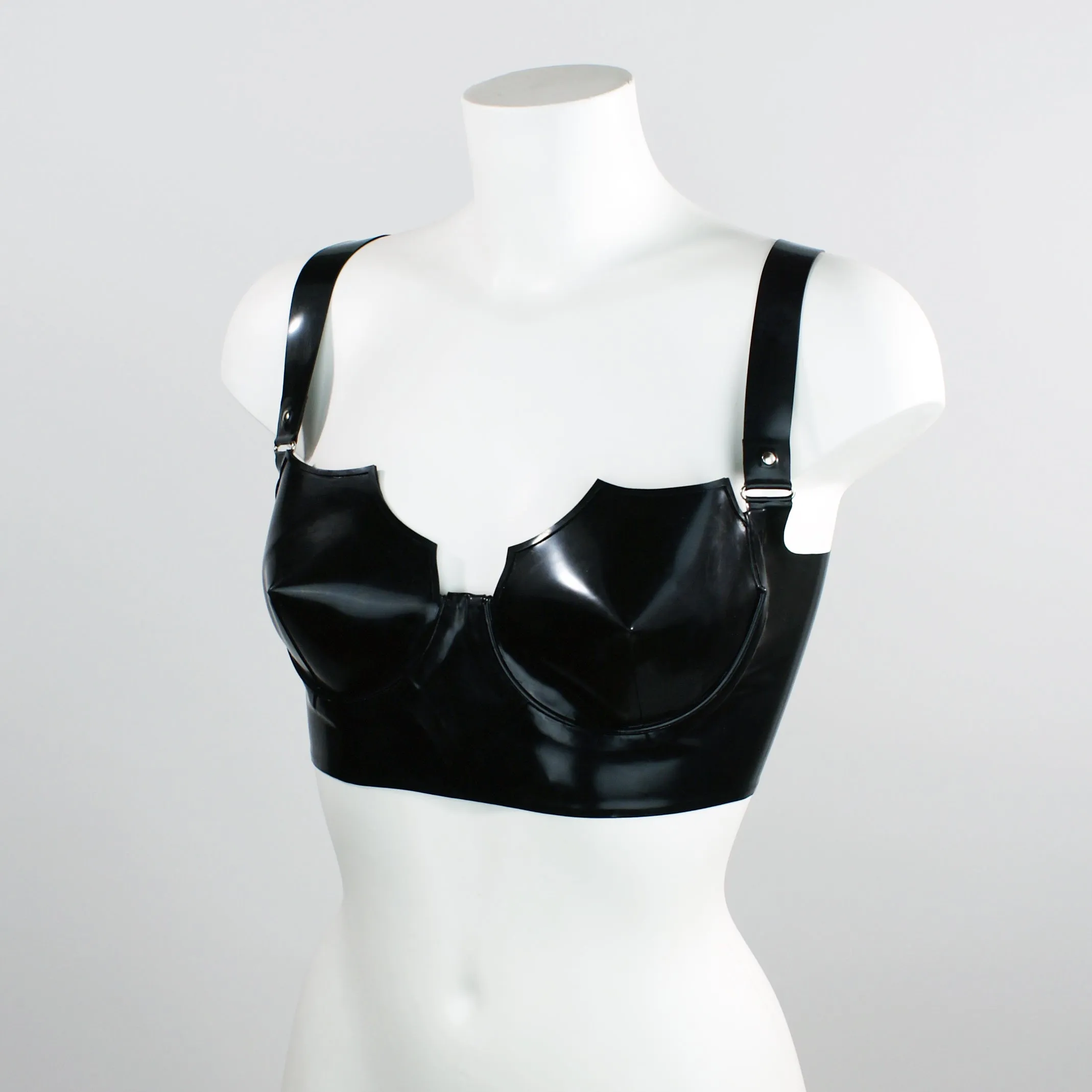 Fledermaus Bat Shaped Latex Cone Bra