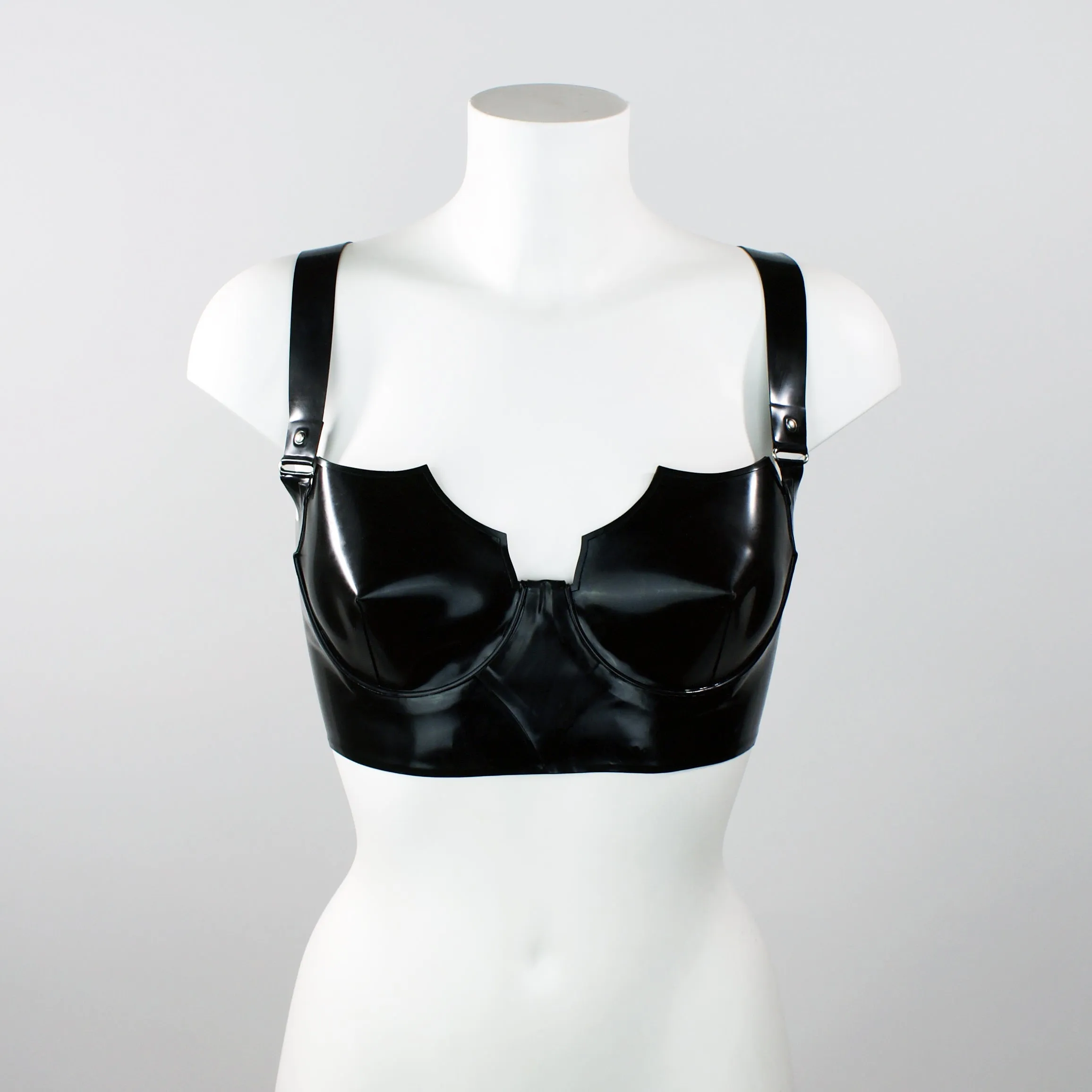 Fledermaus Bat Shaped Latex Cone Bra