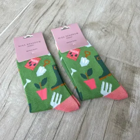 Gardening Bamboo Socks Womens