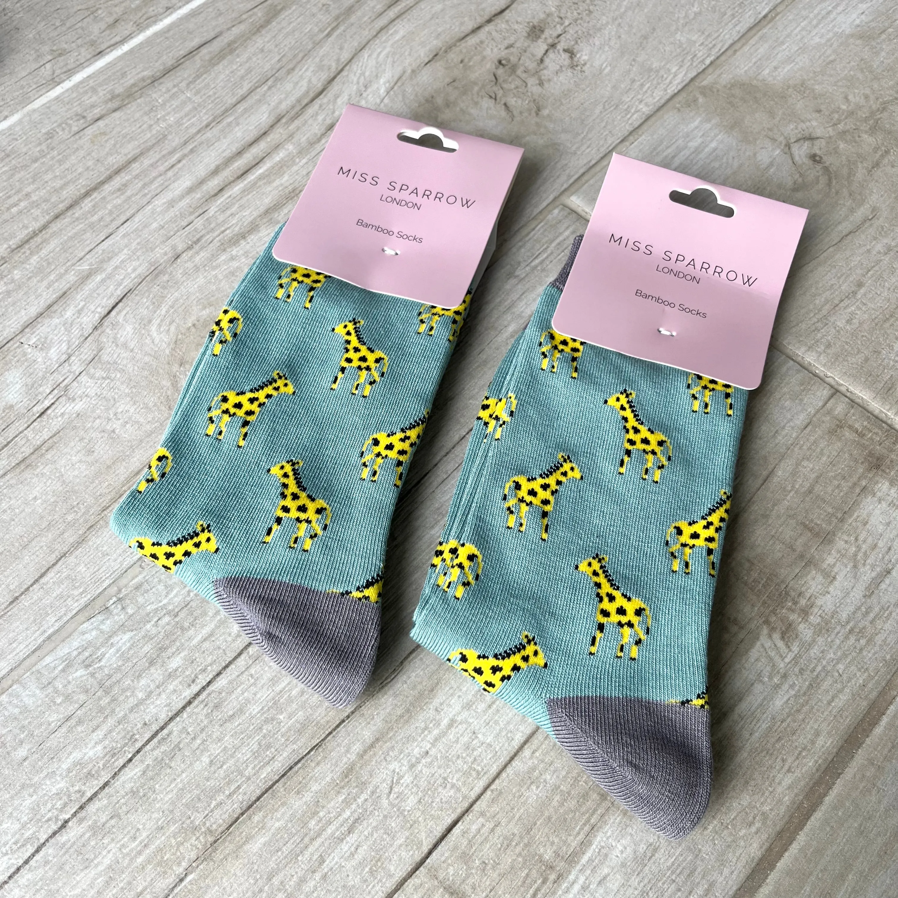 Giraffe Bamboo Socks Womens