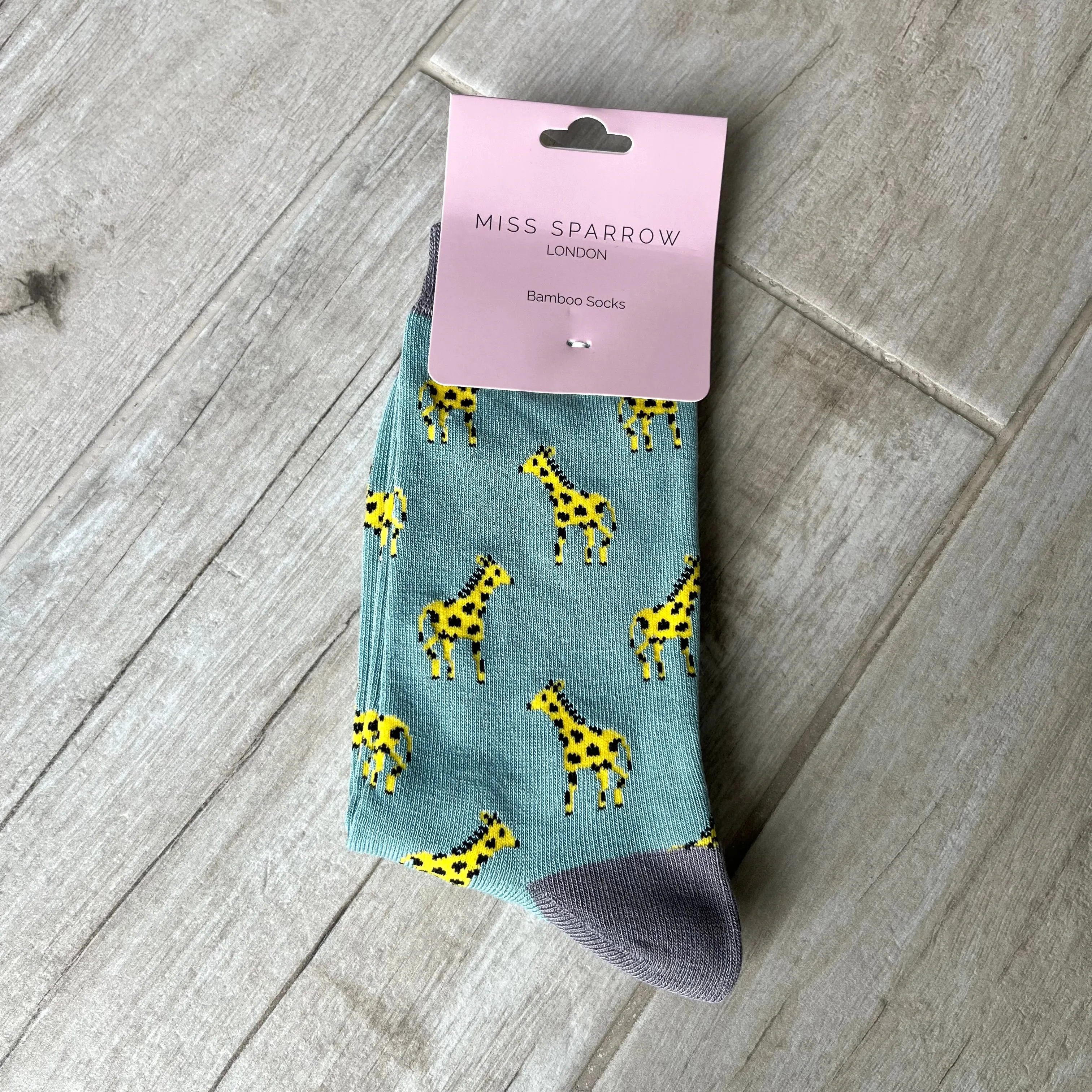 Giraffe Bamboo Socks Womens