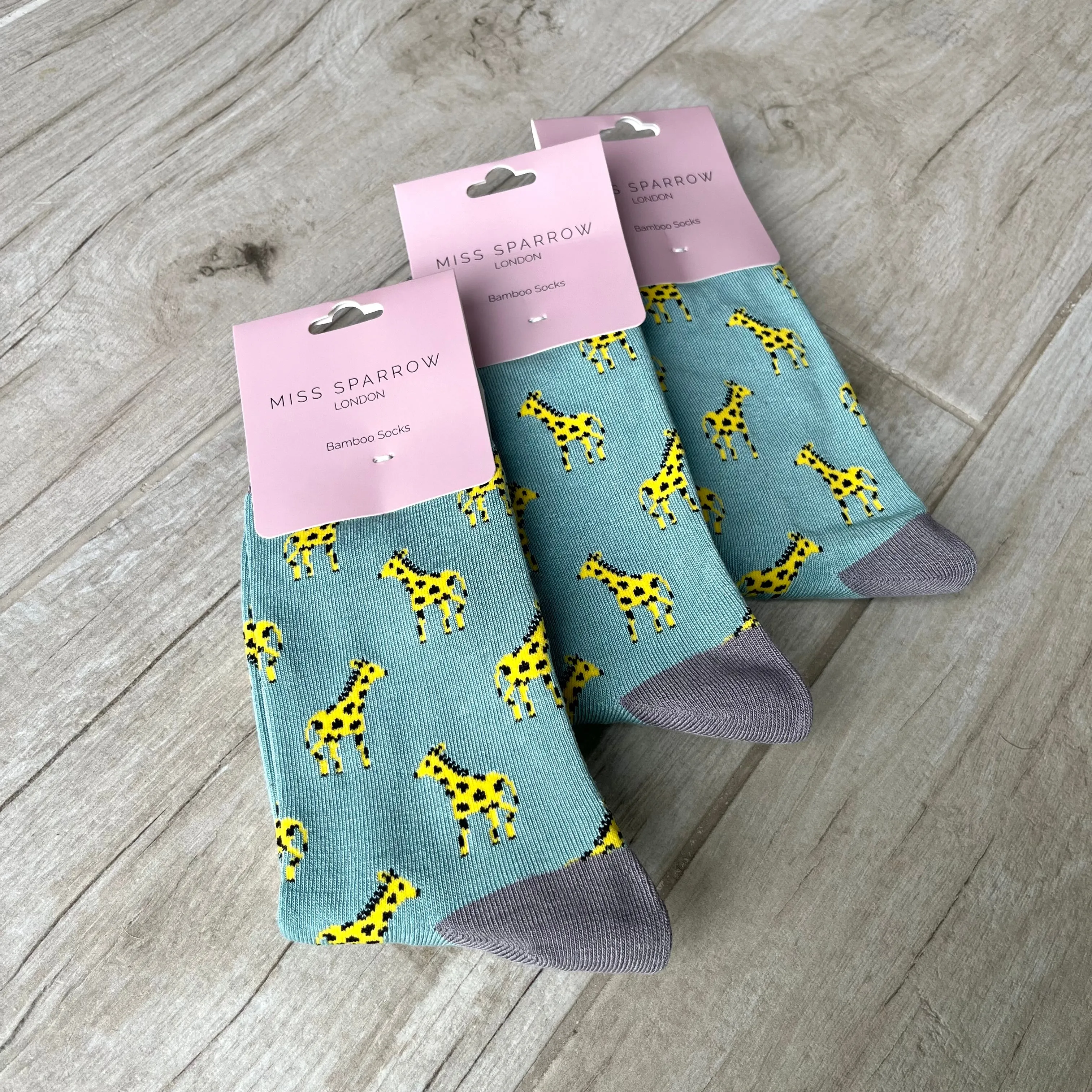 Giraffe Bamboo Socks Womens