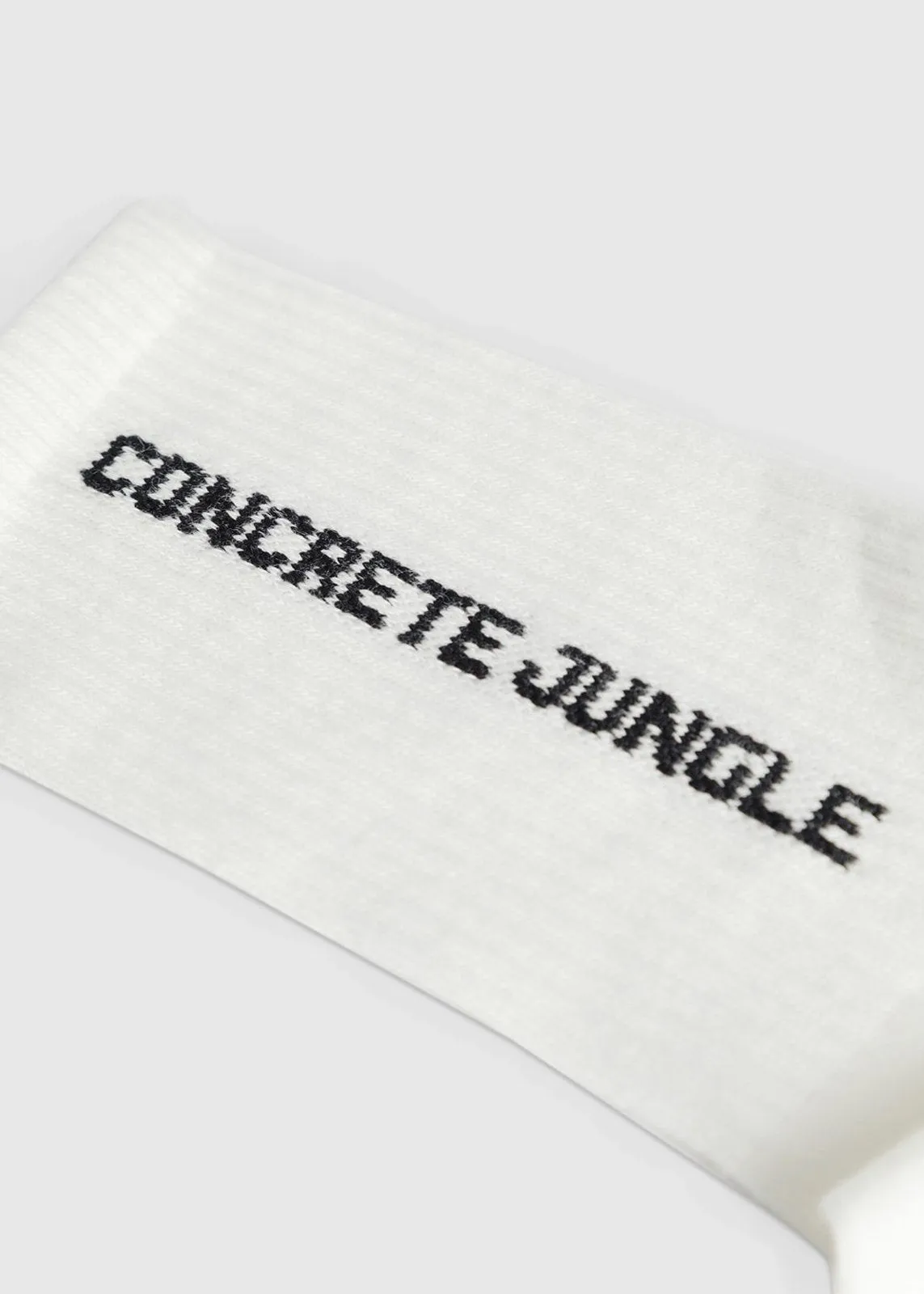 HERON PRESTON: CONCRETE JUNGLE SOCK [WHITE]