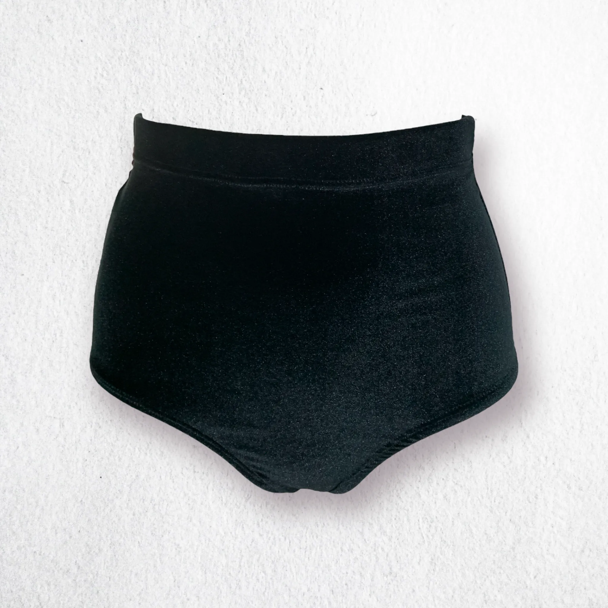 High Rise Velour Briefs