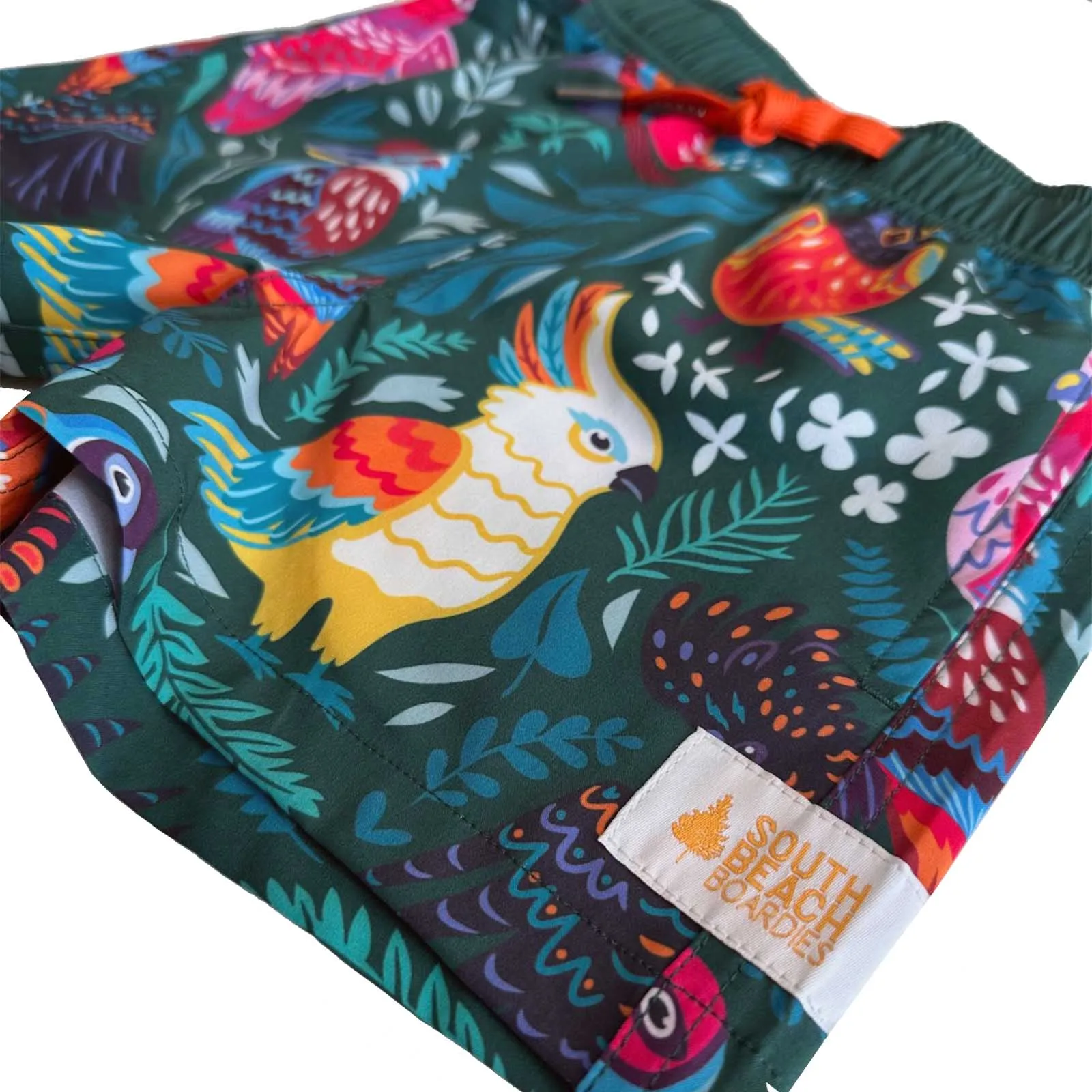 Kids Stretchy Trunks: Aussie Birds