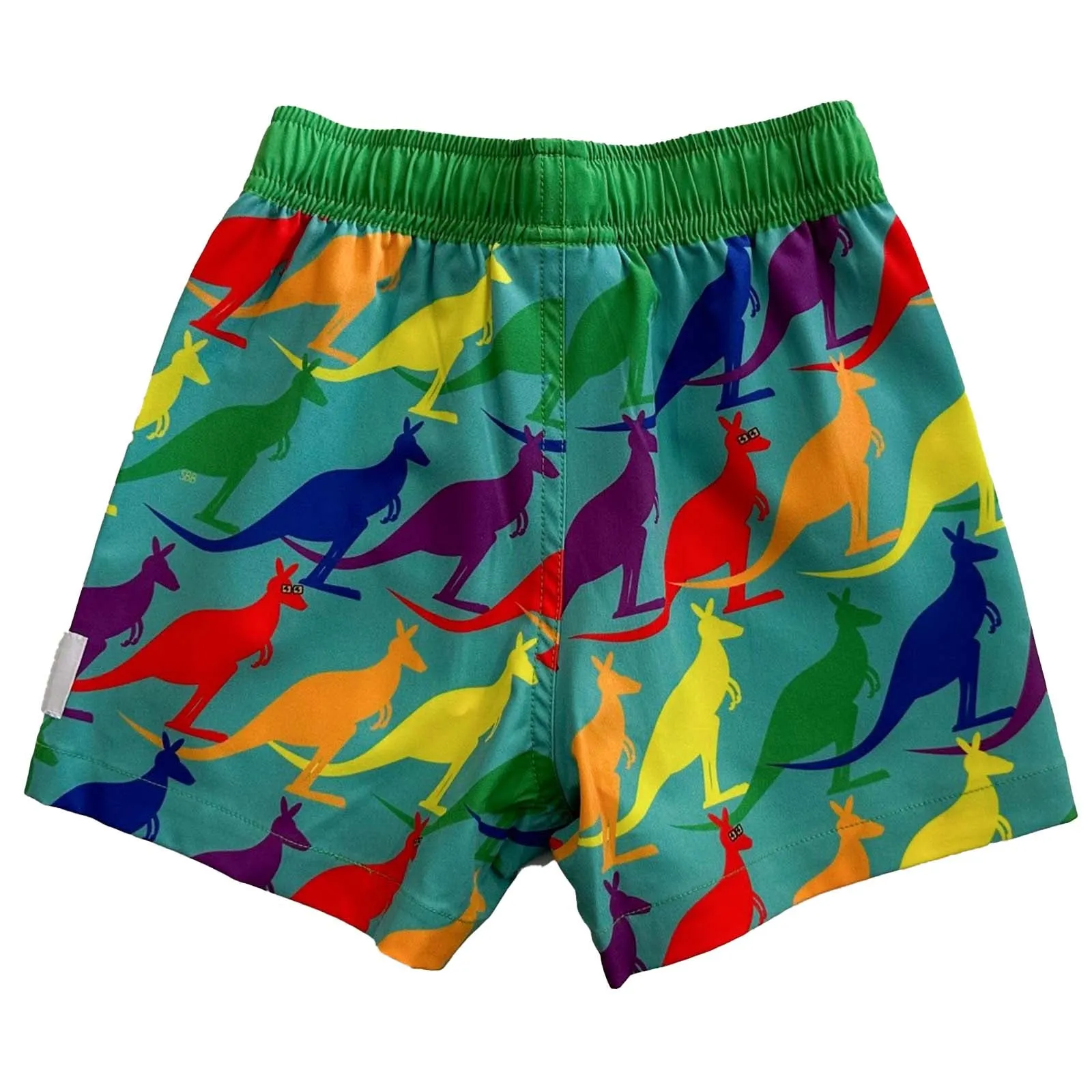 Kids Stretchy Trunks: Aussie Pride