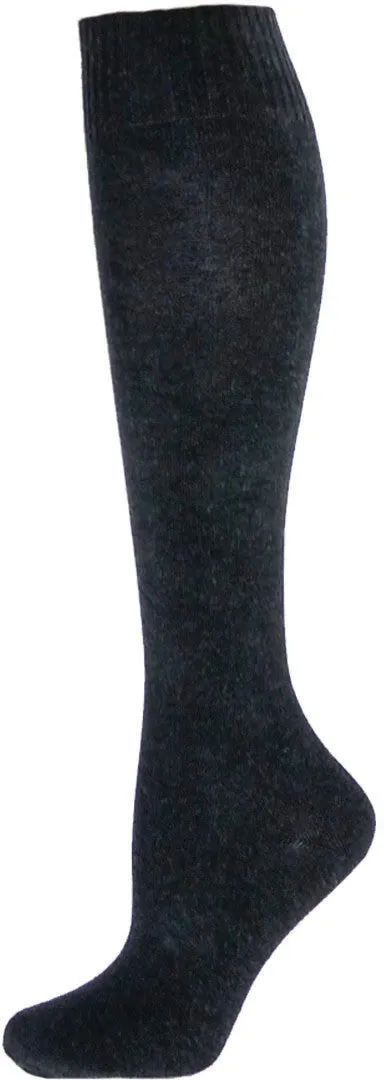 Leora Solid Color Cotton Knee High Socks (Women's)