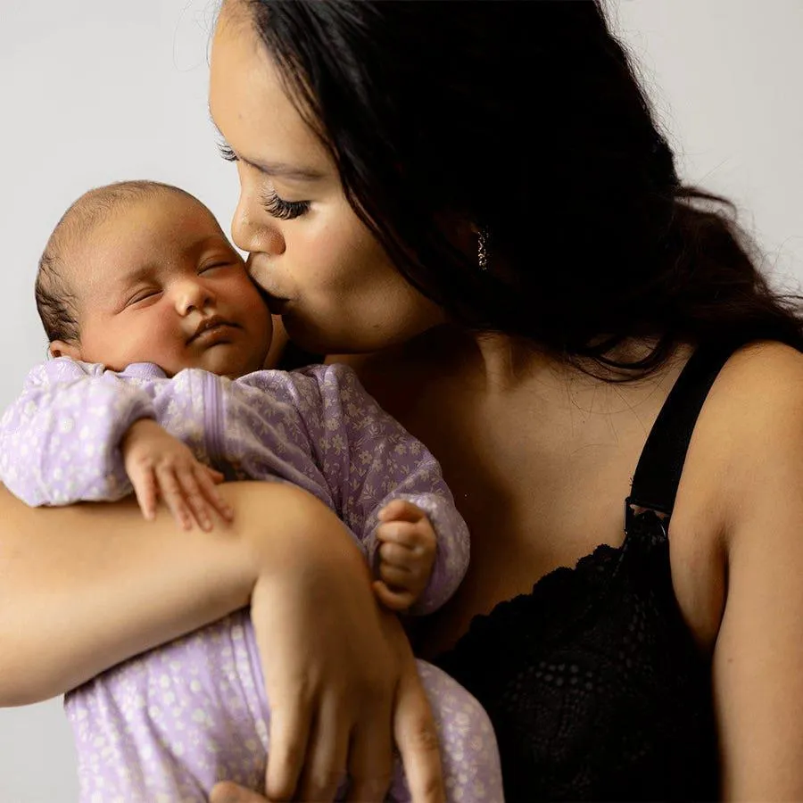 Maternity Bra - Premium Support - Black Charcoal