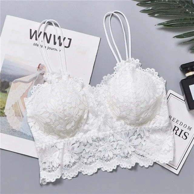 Push Up Wireless Lace Bra