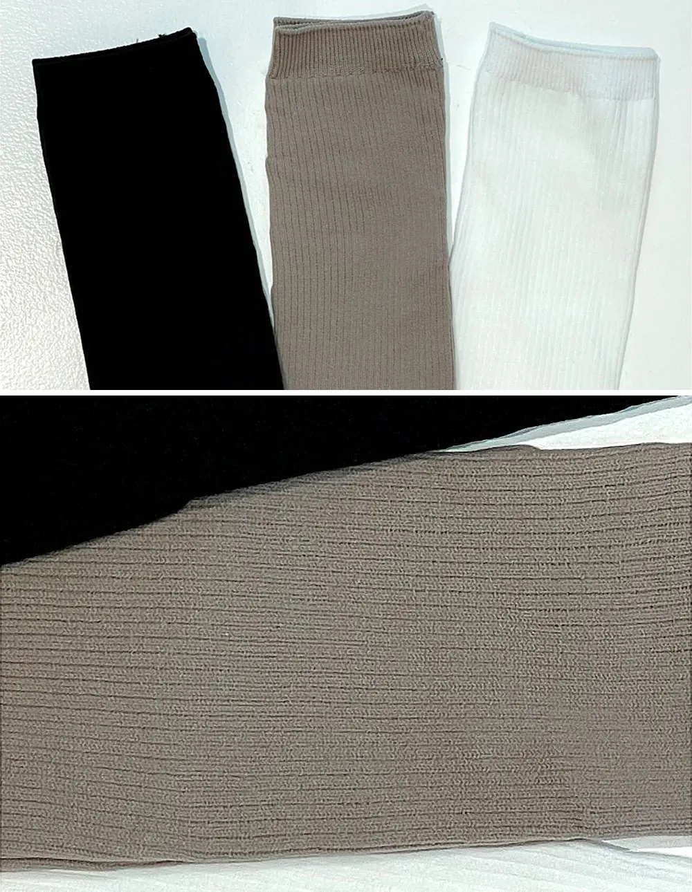 Ribbed Knee Socks MM1