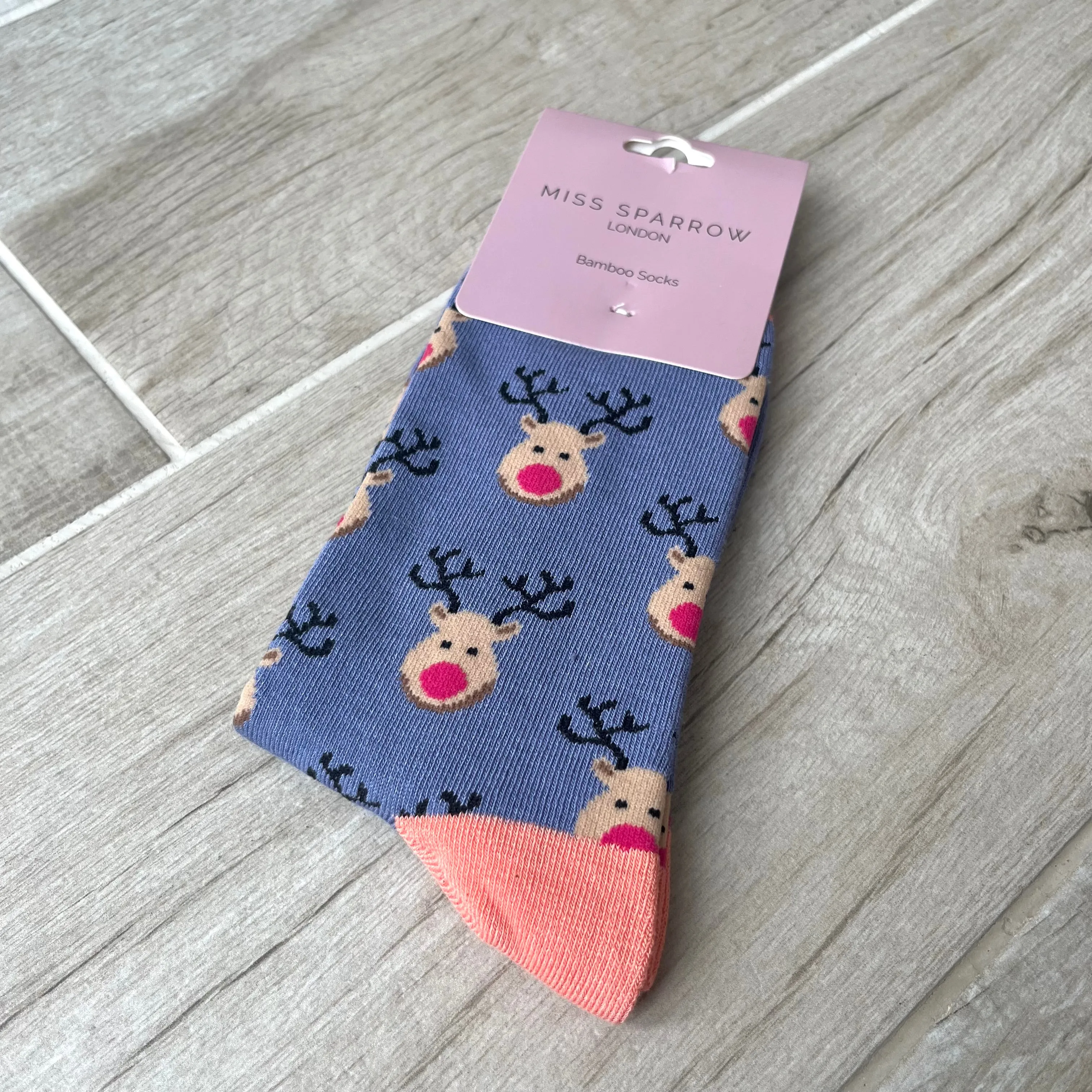 Rudolph Bamboo Socks Womens