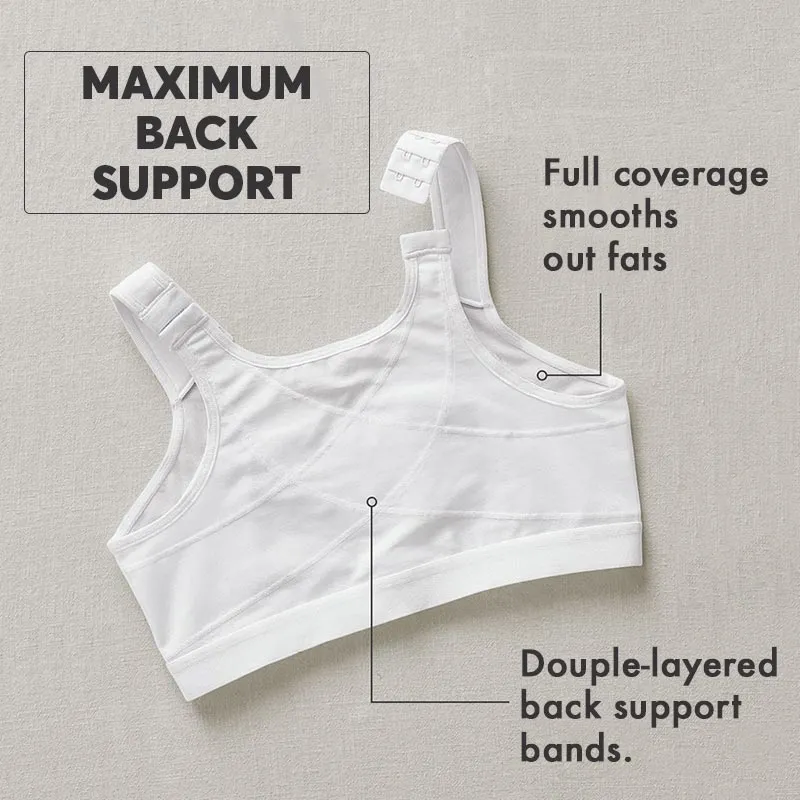 SENIORSBRA®Women's 18-Hour Front Closure Wireless Back Support Posture Full Coverage Bra(BUY ONE GET TWO FREE)