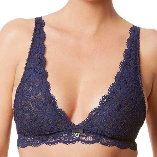 Sheer Lace Wire-Free Bralette
