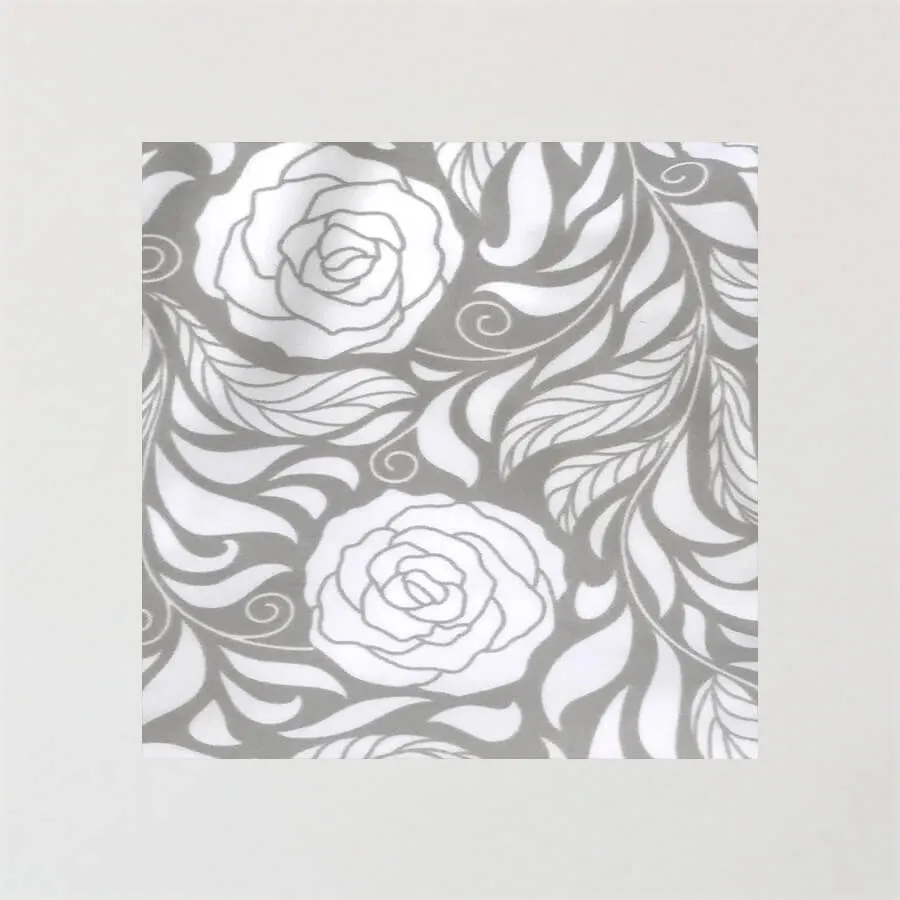 Signature Print Full Cup Bra - White Ice Rose