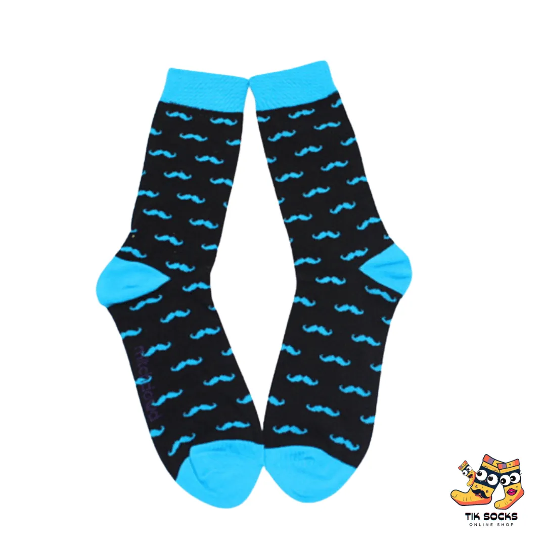 TikSocks|Fun Socks-Mustache Socks