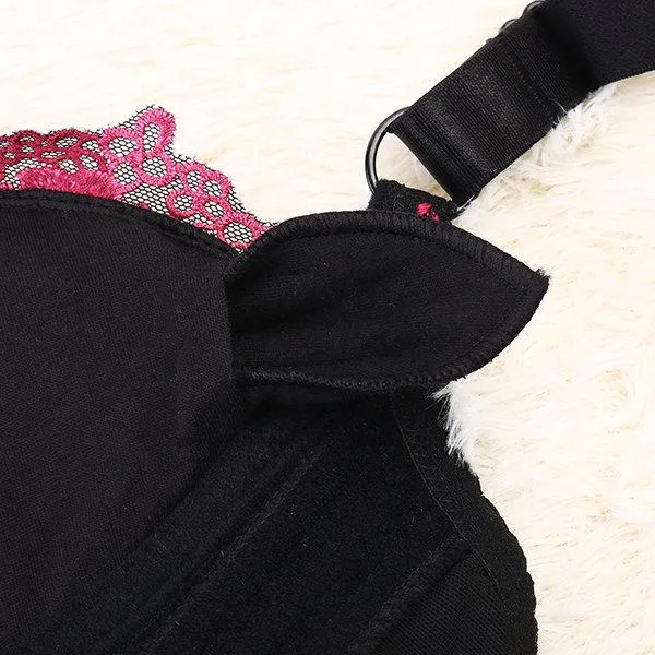 Wireless Embroidery Adjustable Bras