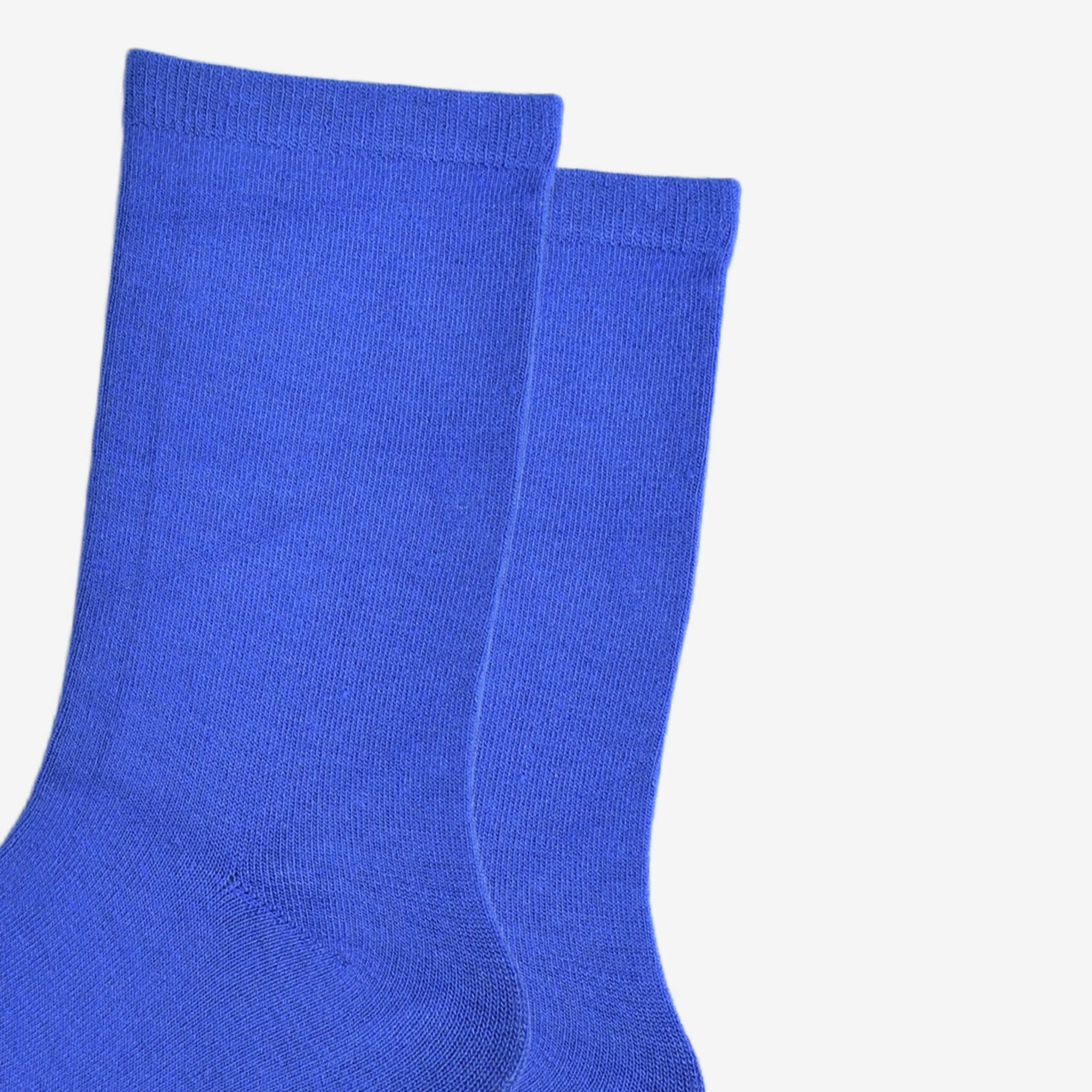 Women's Royal Blue Bamboo Socks