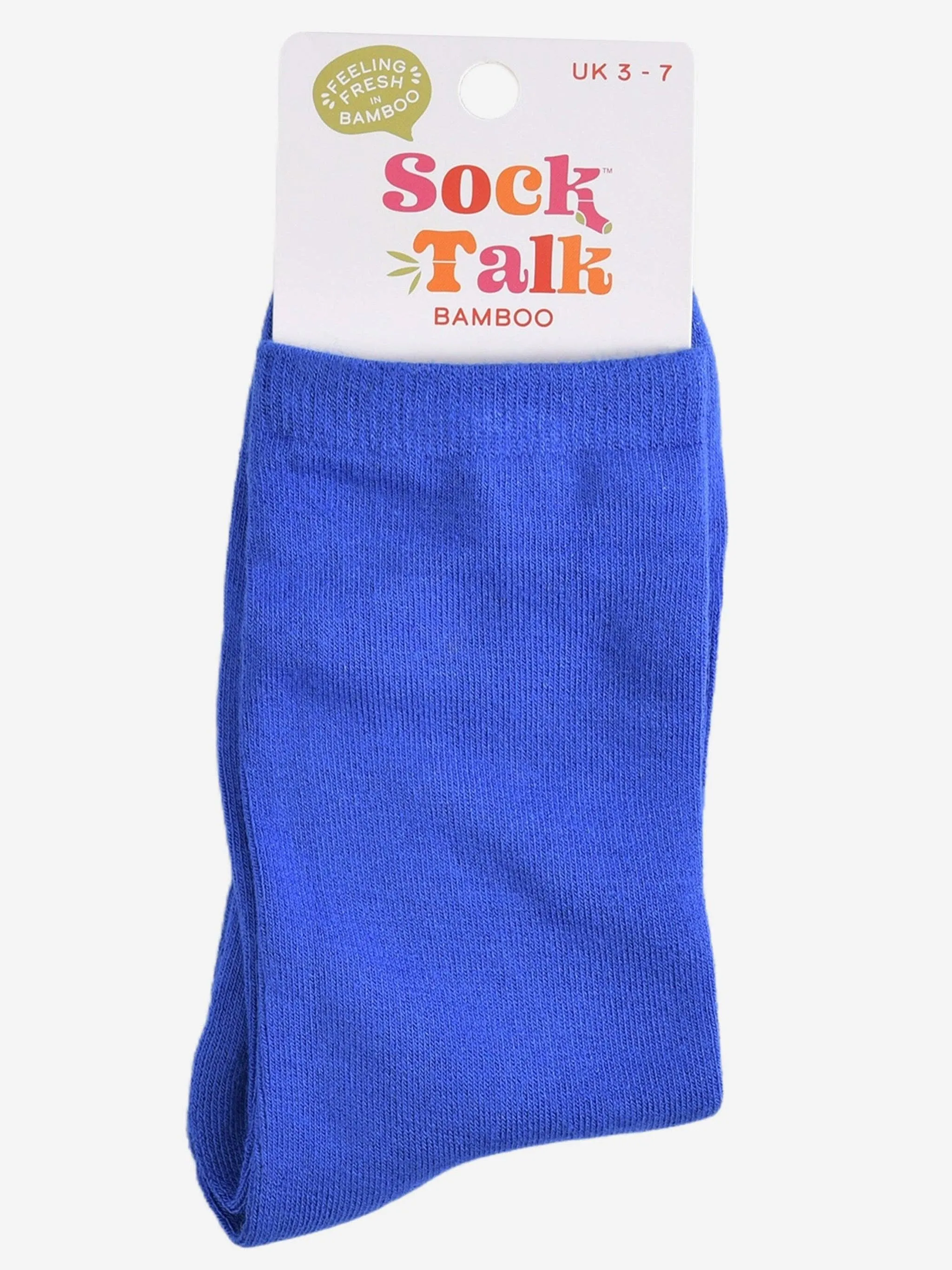 Women's Royal Blue Bamboo Socks
